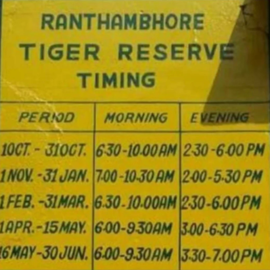 Ranthambore Safari Booking​